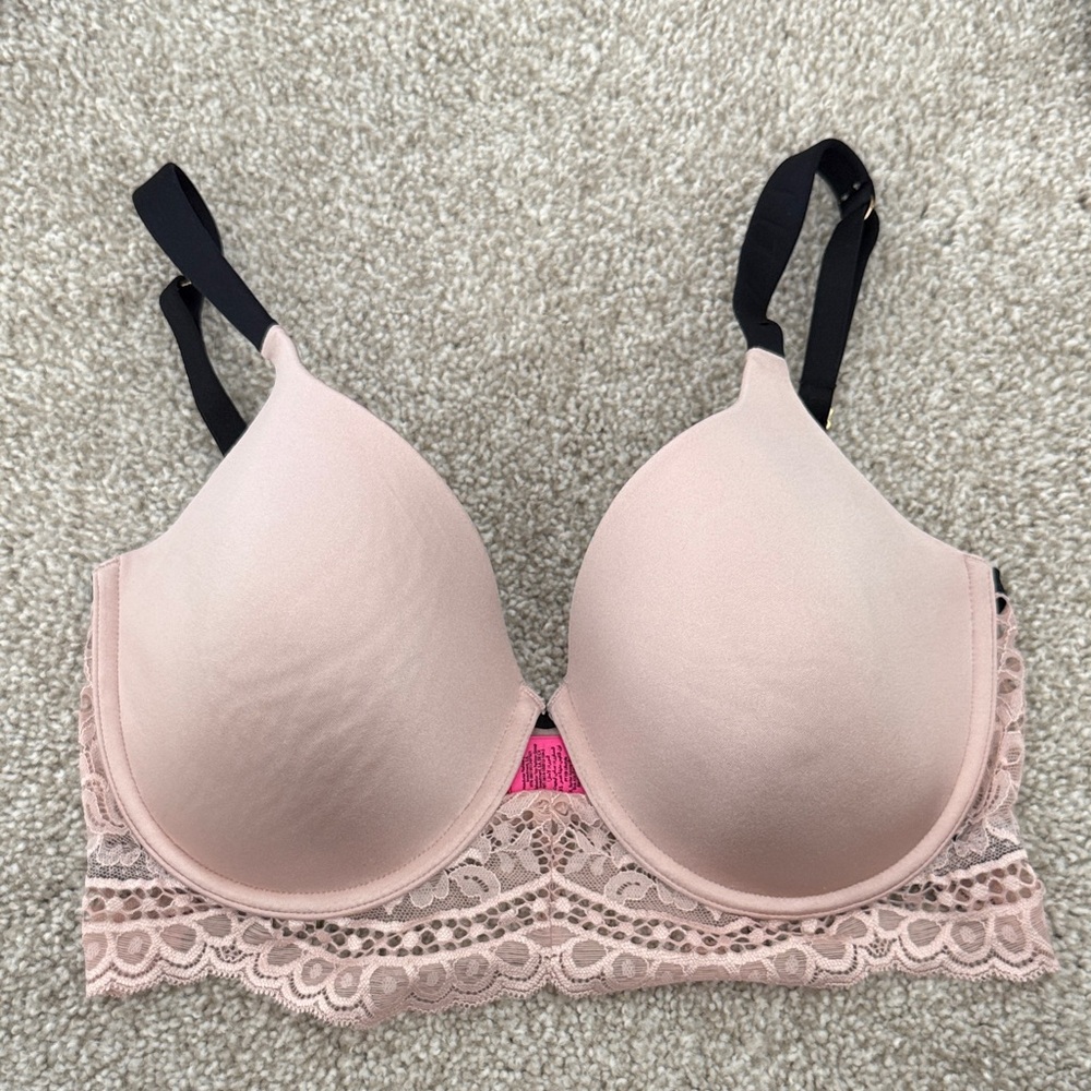 La SENZA Blush and Black Lace Bra
